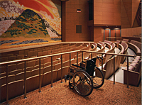 大ホール車椅子スペース
